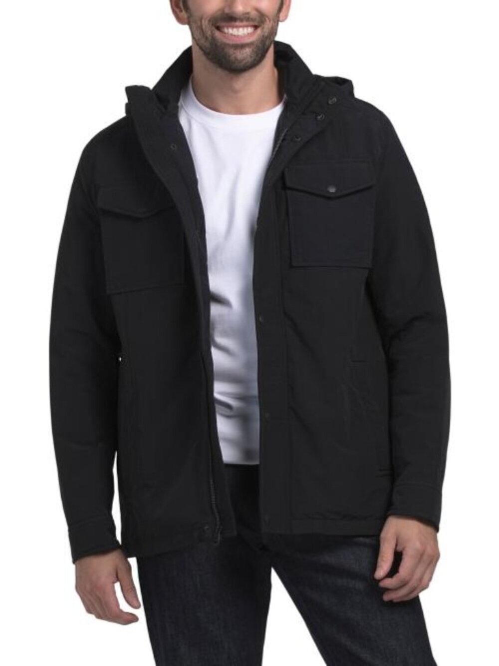 COLE HAAN Durable Hooded Field Jacket